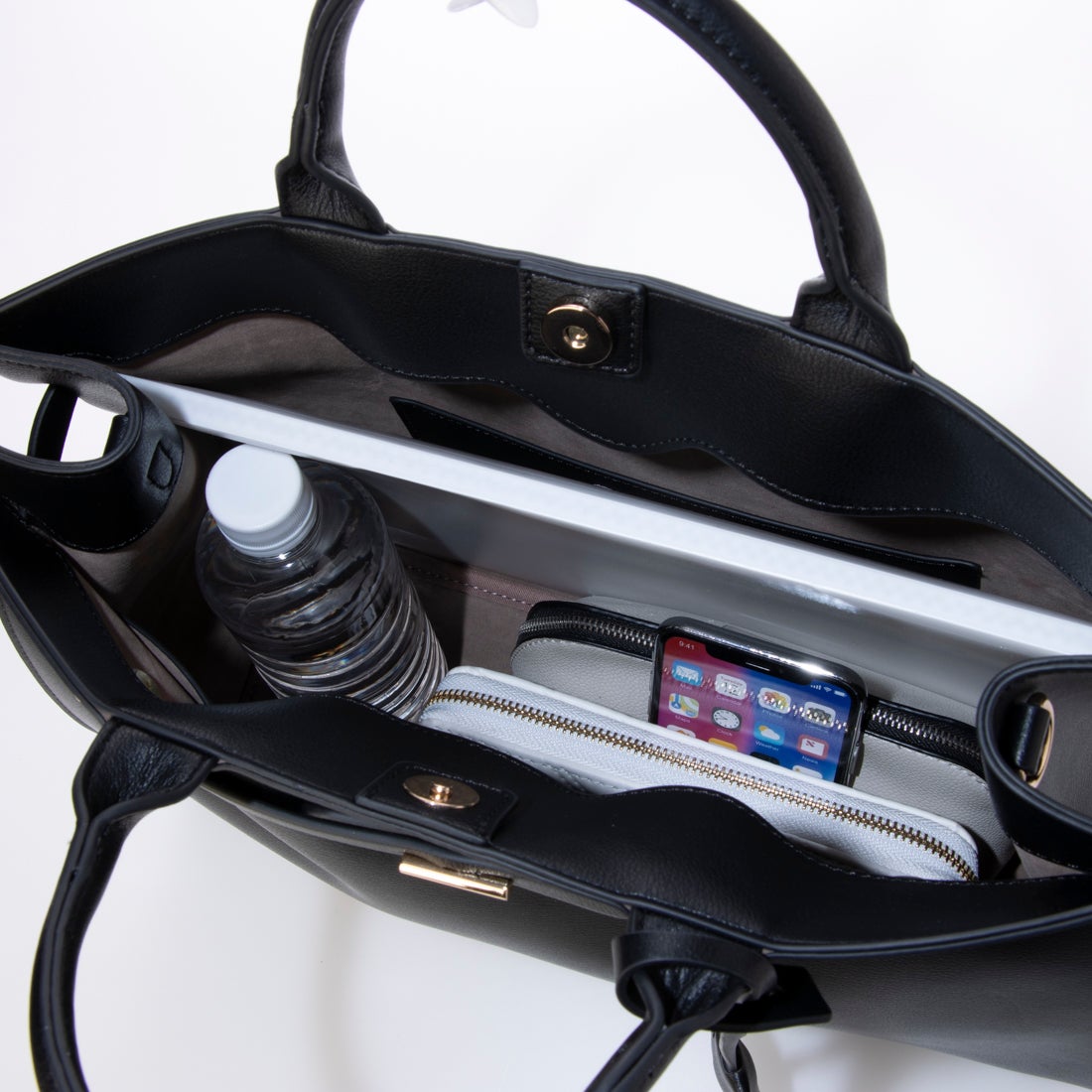 カシュカシュ cache cache 棒ヒネリベルト2wayA4トートバッグ （IV