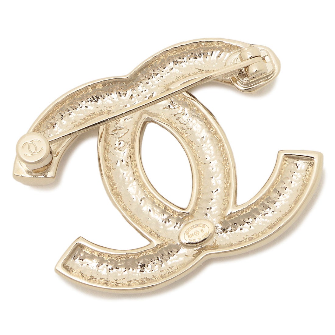 シャネル CHANEL ブローチ ココマーク CCマーク ゴールド シルバー