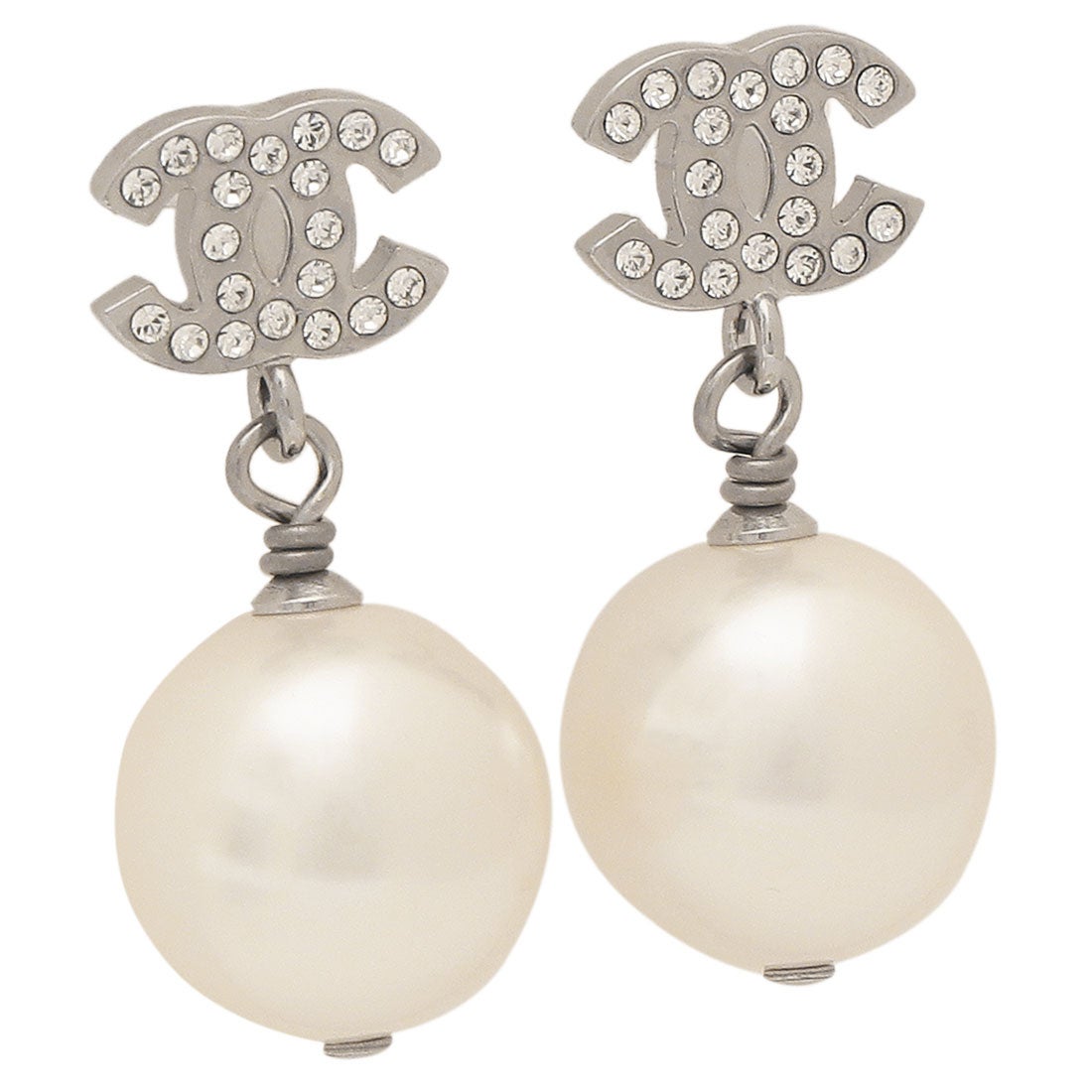 シャネル CHANEL ピアス ココマーク CCマーク シルバー レディース