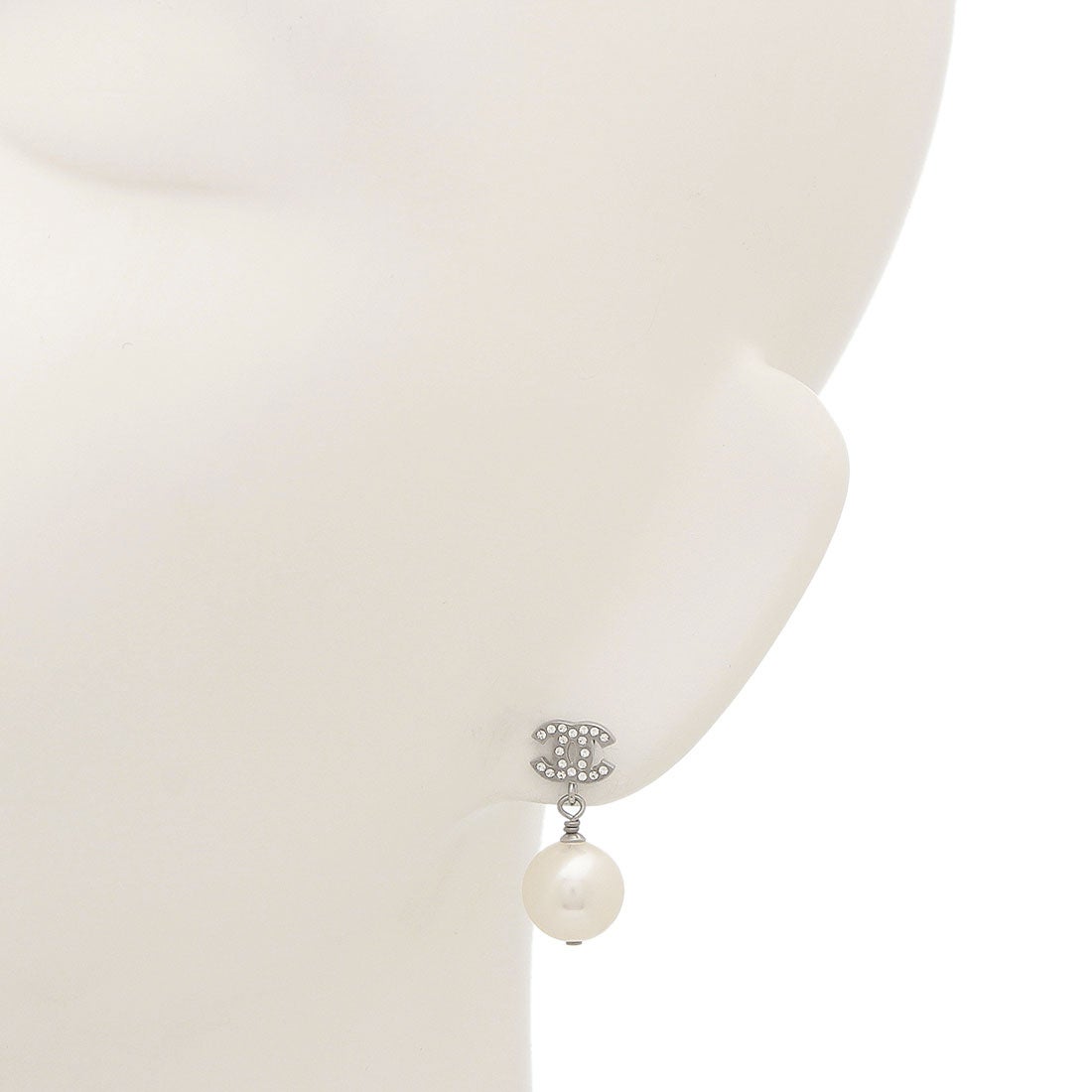 シャネル CHANEL ピアス ココマーク CCマーク シルバー レディース