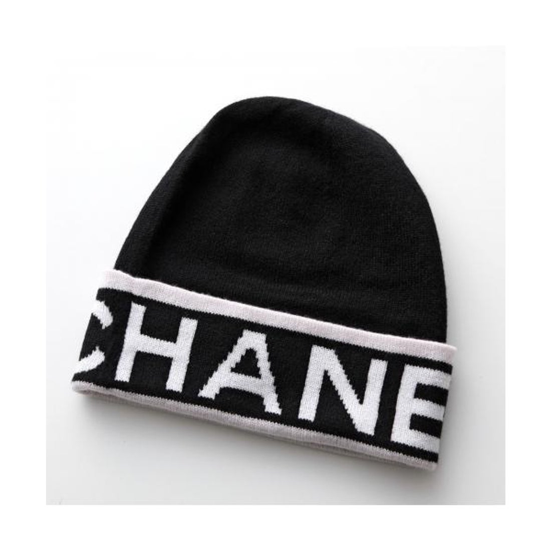 シャネル CHANEL CHANEL ニット帽 AAA204 B17041 カシミヤ ココマーク