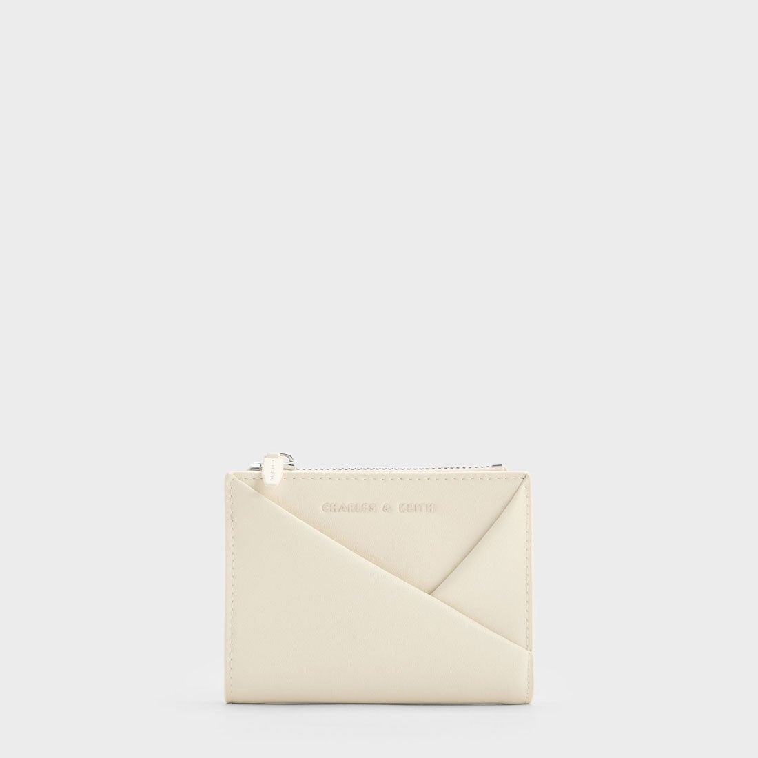 CHARLES & KEITH Midori ミドリ ジオメトリックトップジップウォレット