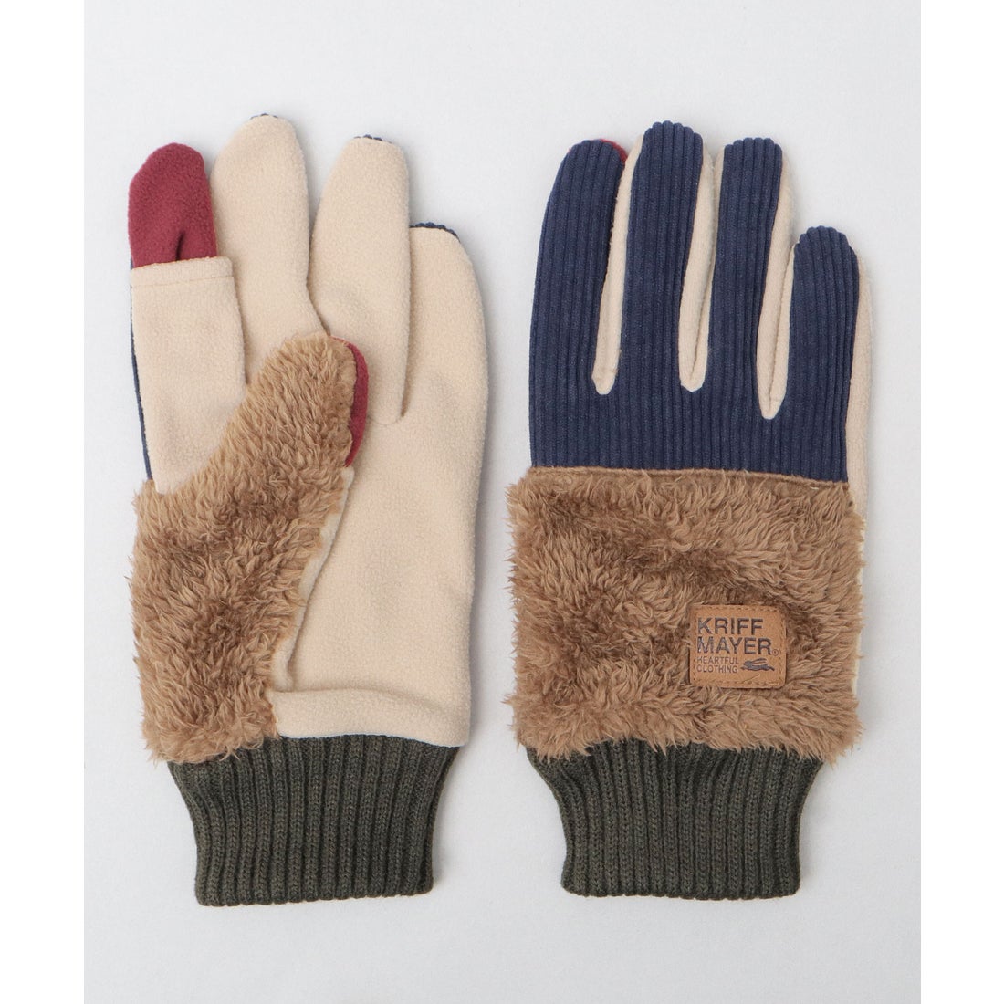 エーエムエスセレクト A.M.S.select 手袋 メンズ グローブ （ブラウン