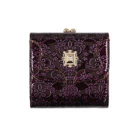 アナスイ ANNA SUI ルーミー 口金二つ折り財布 （パープル） -人気
