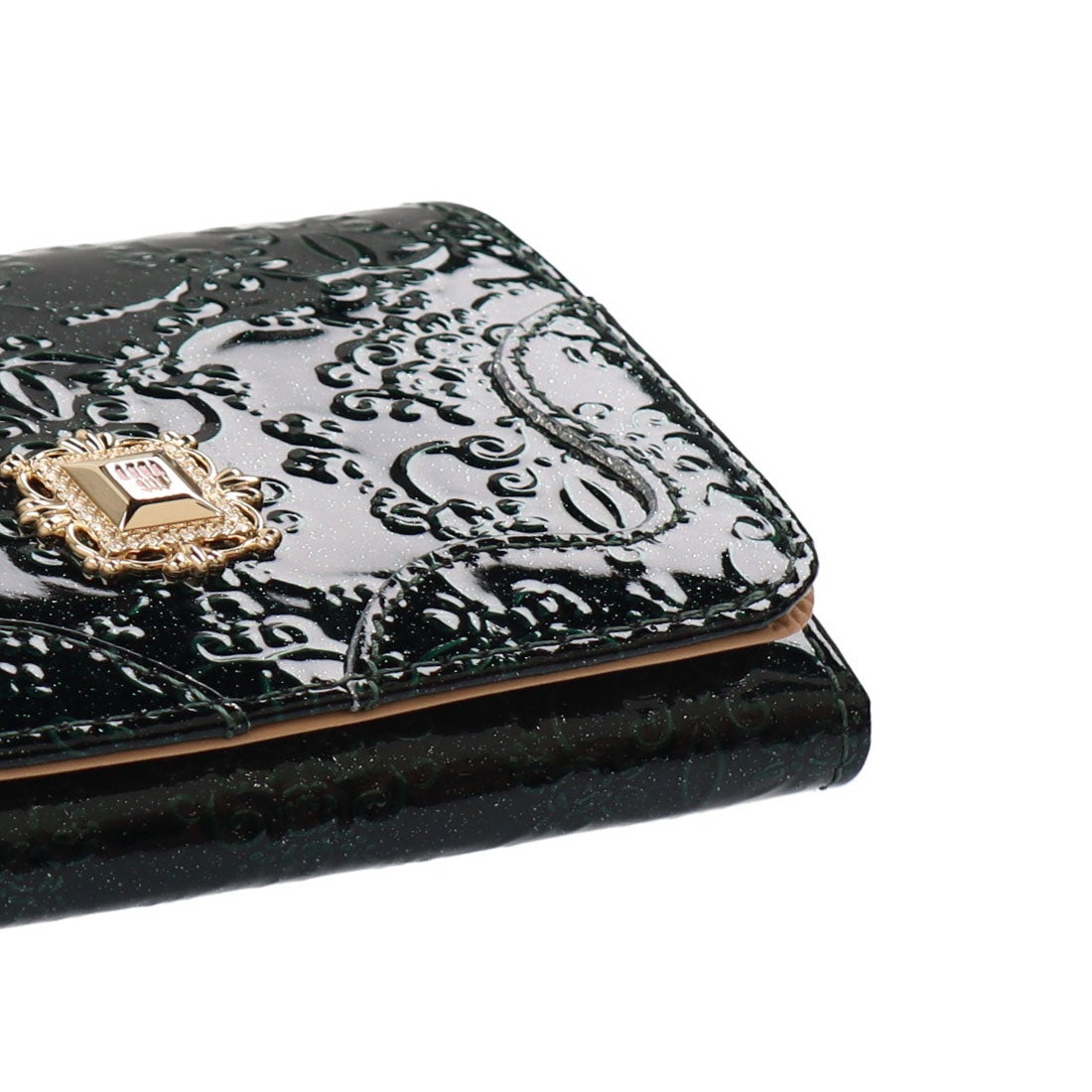 アナスイ ANNA SUI ルーミー 二つ折り財布 （グリーン） -人気ブランド