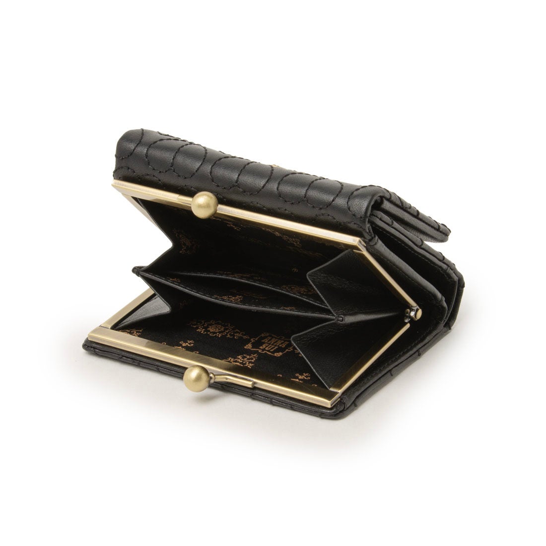 アナスイ ANNA SUI ドリーミー 口金二つ折り財布 （クロ） -人気