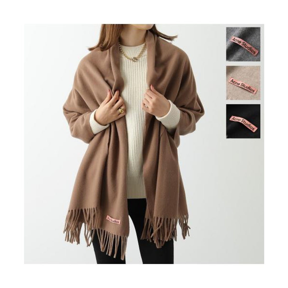 Acne Studios マフラー ブラウン