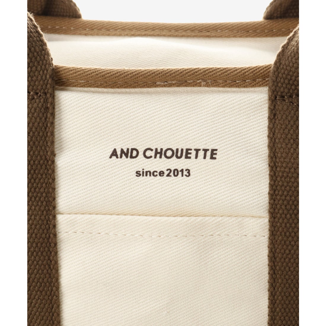 アンドシュエット & chouette 新色ロゴキャンバスバッグ （小