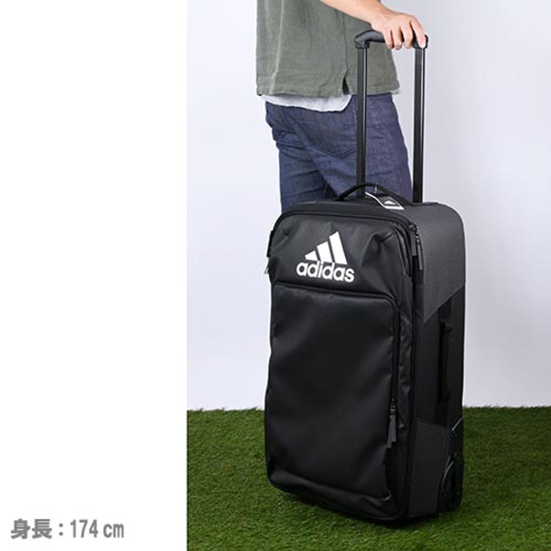 adidas アディダス Travelトローリー M(ブラック) EWD32 CY6056