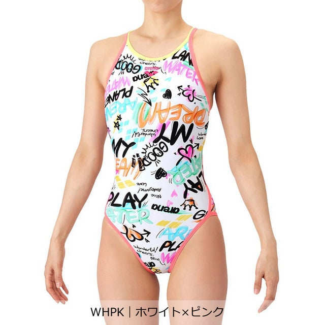 arena 蛍光イエロー 競泳水着 S arena 蛍光イエロー 競泳水着 S arena