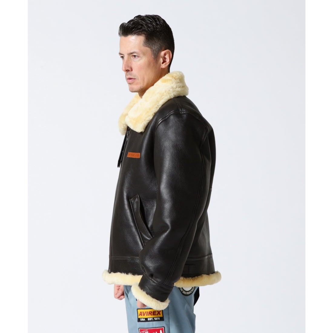 アヴィレックス AVIREX B－3 PLAIN / B－3 プレーン （ホワイト