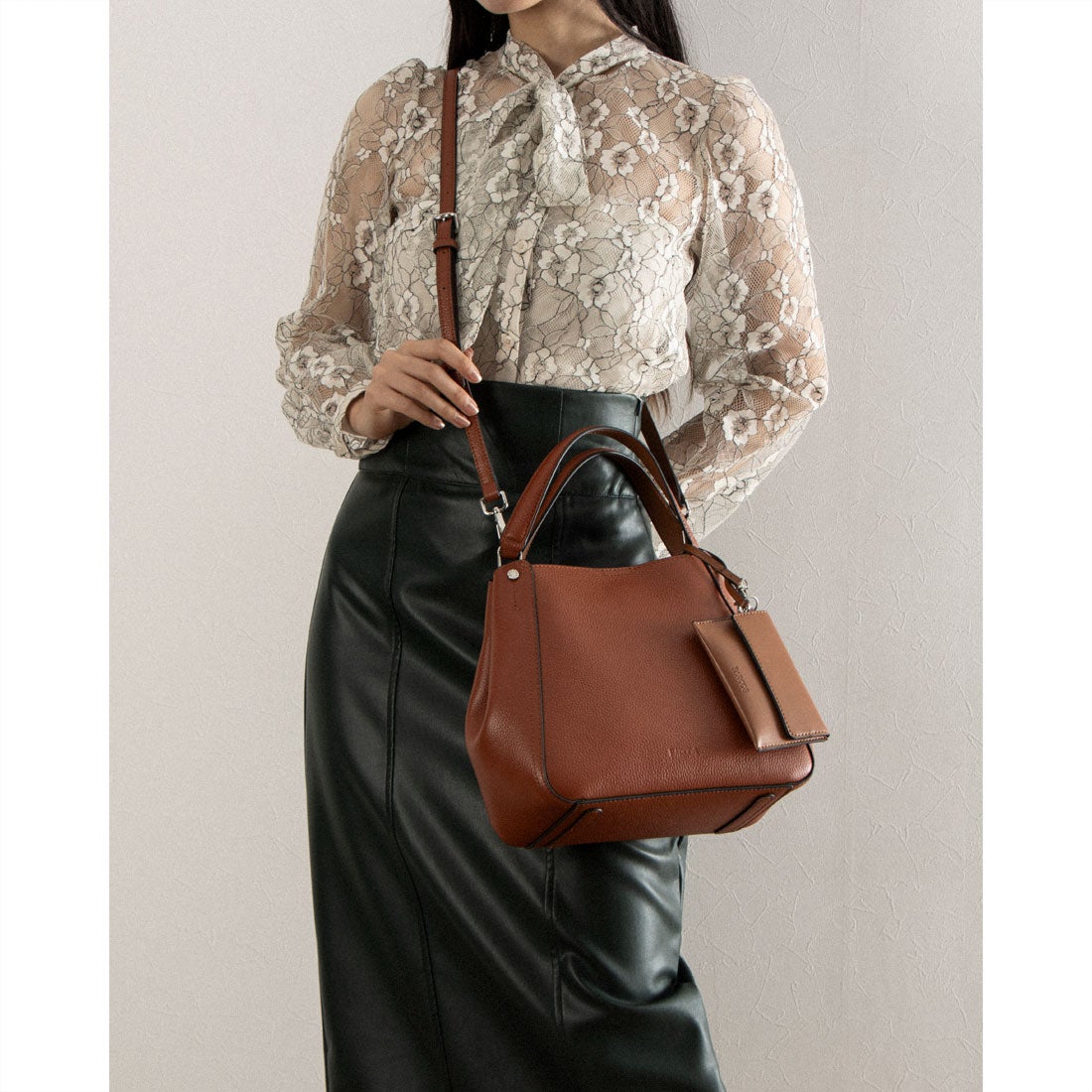 バルコス BARCOS シュリンクレザー2wayバッグ＜プレミアム4点セット