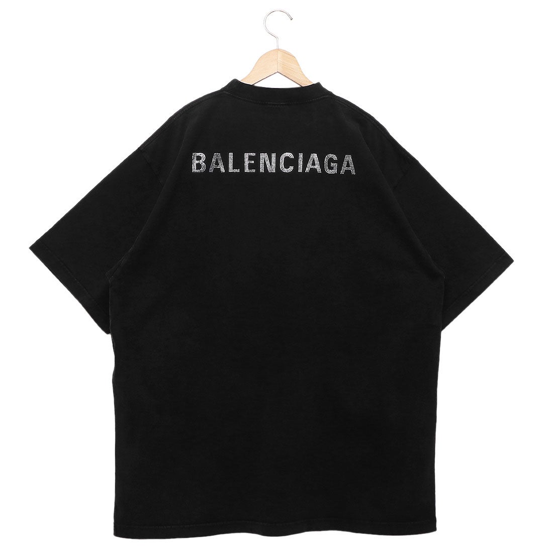 バレンシアガ BALENCIAGA Tシャツ カットソー ブラック シルバー