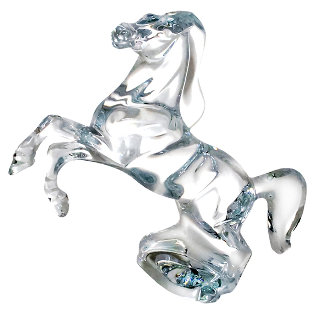 バカラ Baccarat いななく馬 フィギュア （クリア） -靴＆ファッション