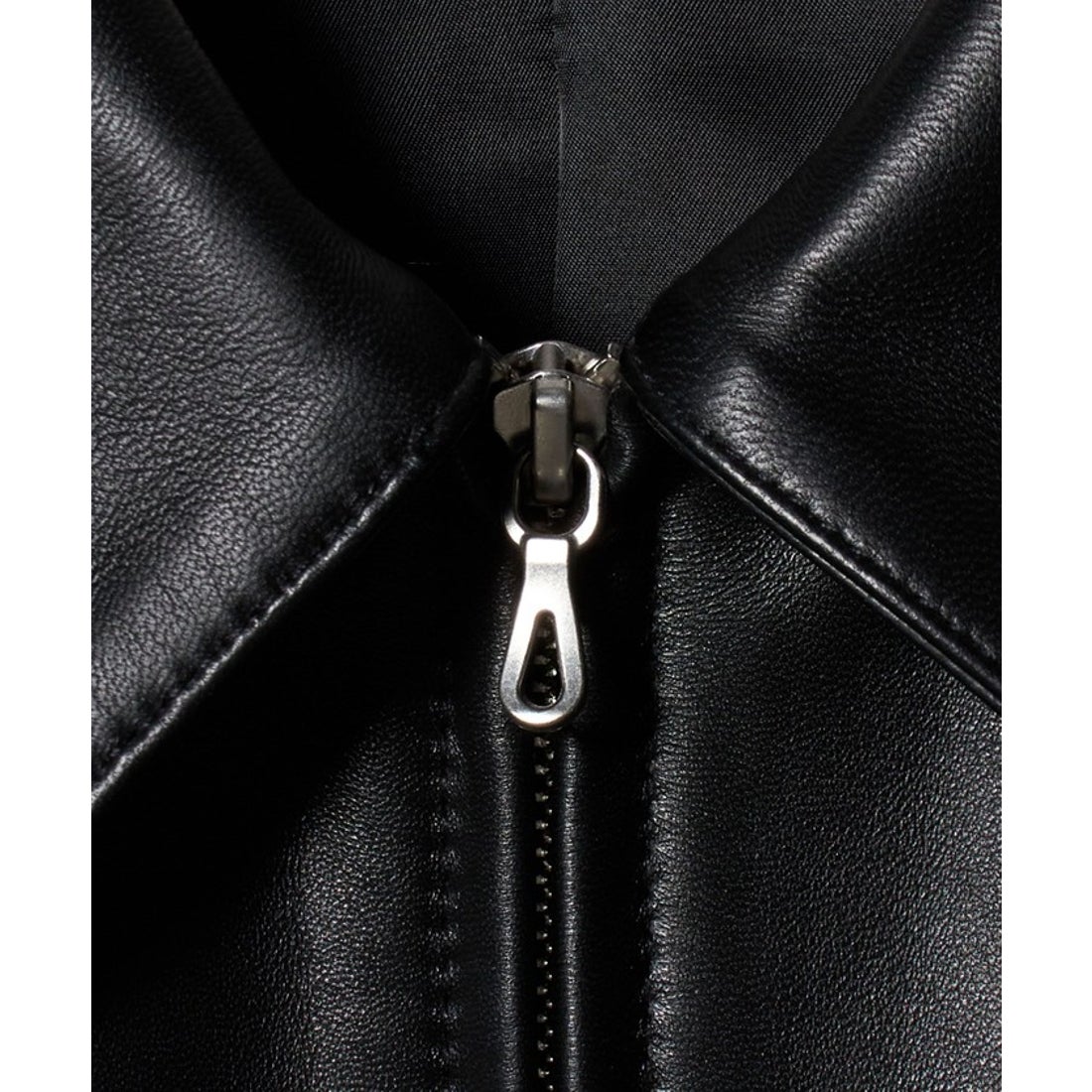 BEAUTY&YOUTH UNITED ARROWS シープレザー ジップ ブルゾン （BLACK