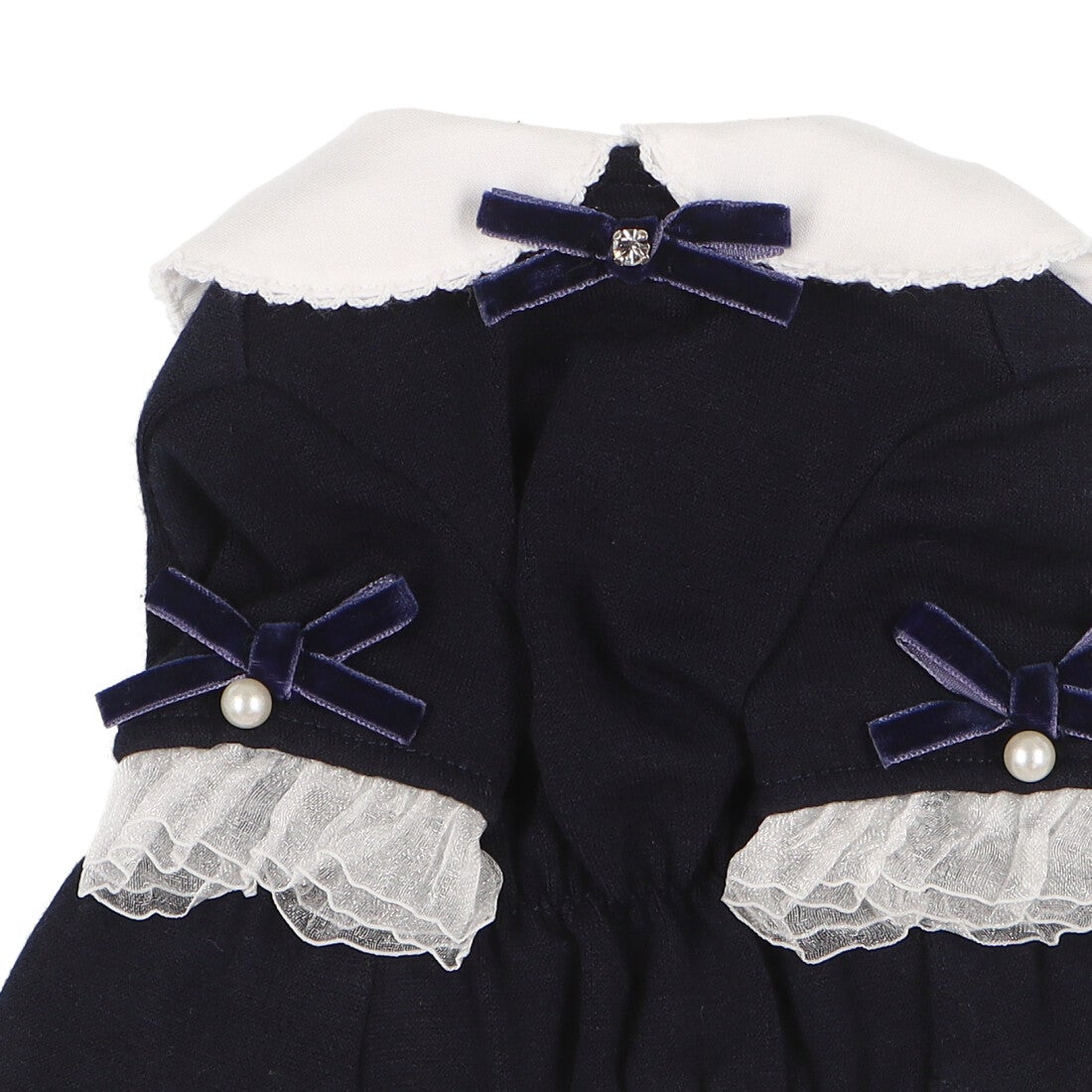 バーディ BIRDIE Luxe birdie ロマンヌワンピース S ネイビー【返品