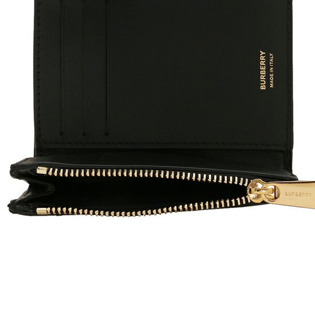 バーバリー BURBERRY 二つ折り財布 ローラ コンパクト財布 ブラック