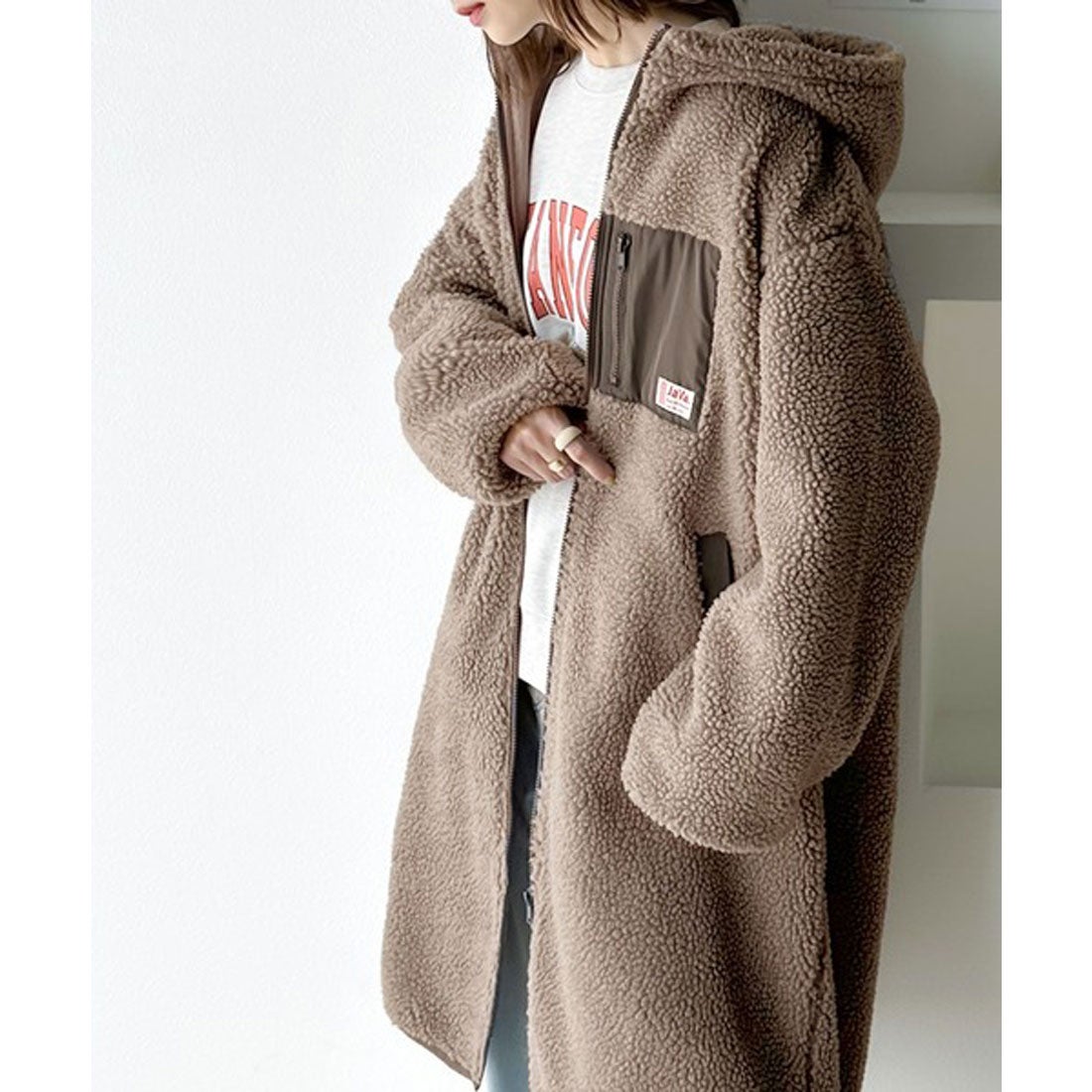 クラシカルエルフ Classical Elf ロング丈ボアブルゾン アウター