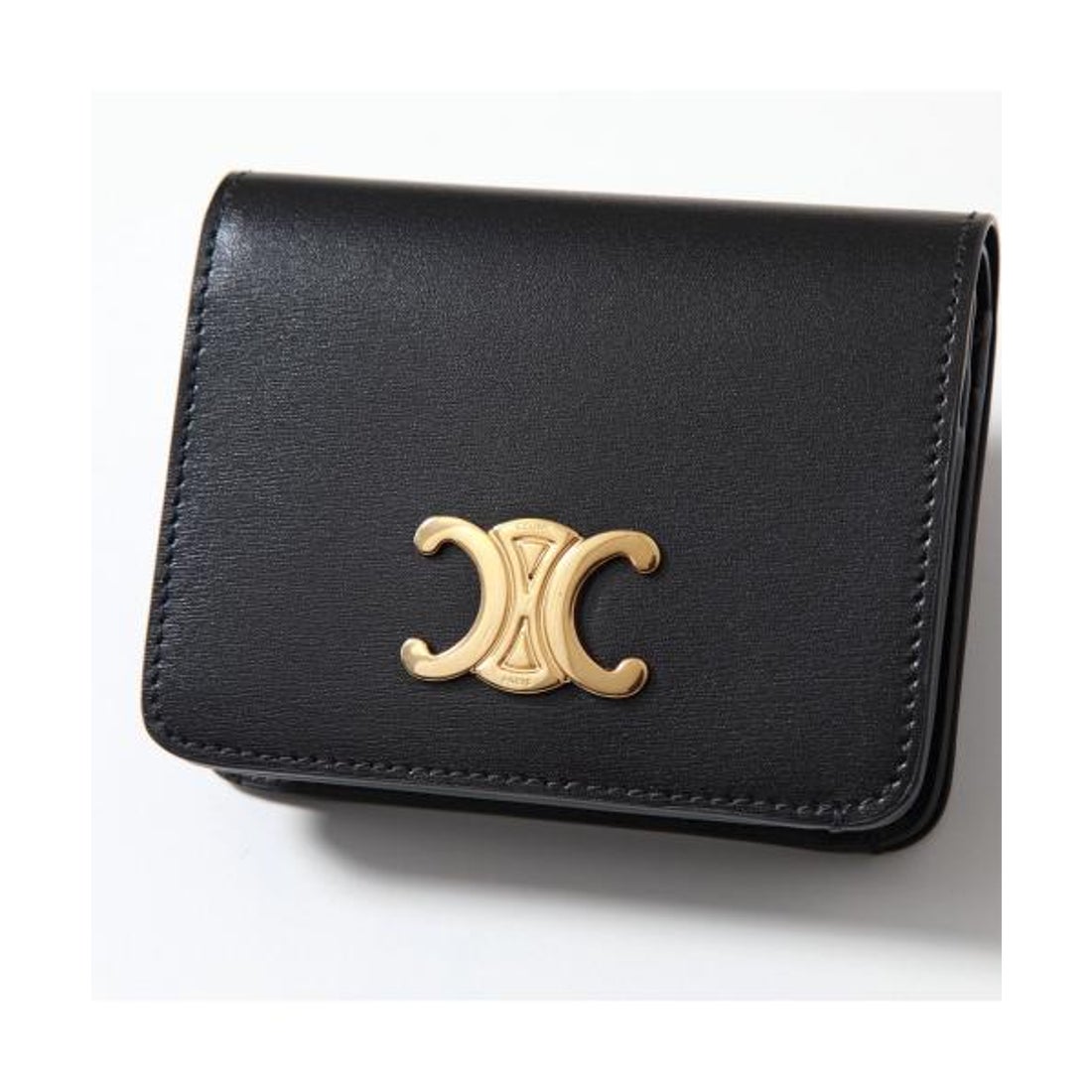 CELINE ブラック 三つ折り財布 セリーヌ CELINE CELINE 二つ折り財布