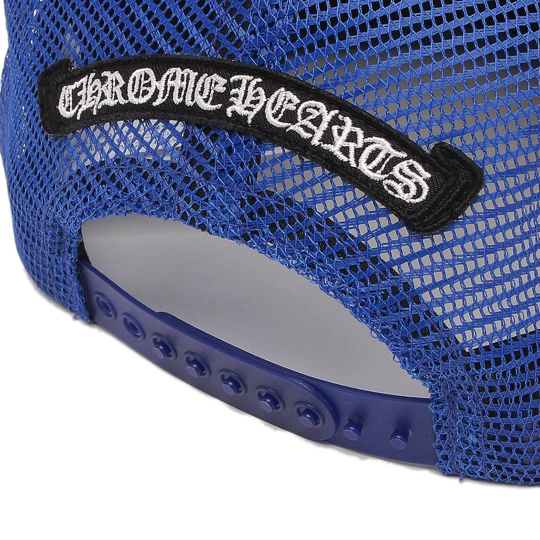 クロムハーツ Chrome Hearts 帽子 メッシュキャップ ブルー メンズ