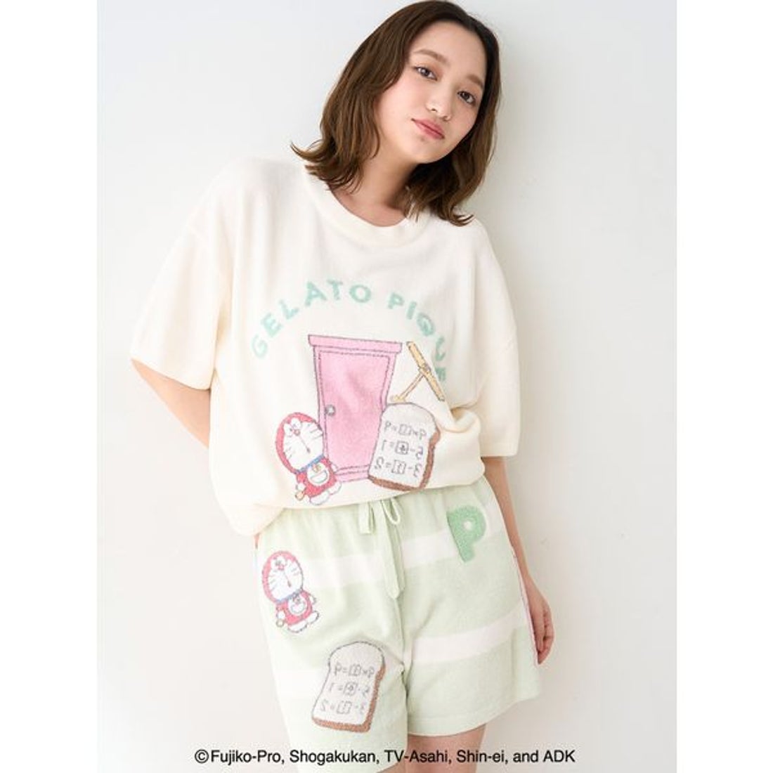 ジェラートピケ gelato pique 【ドラえもん】【レディース】ジャガード