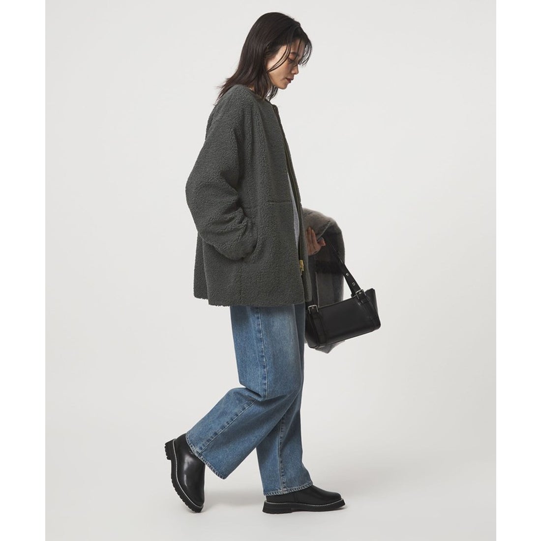 UNITED ARROWS green label relaxing ［size SHORTあり］ボア ノー