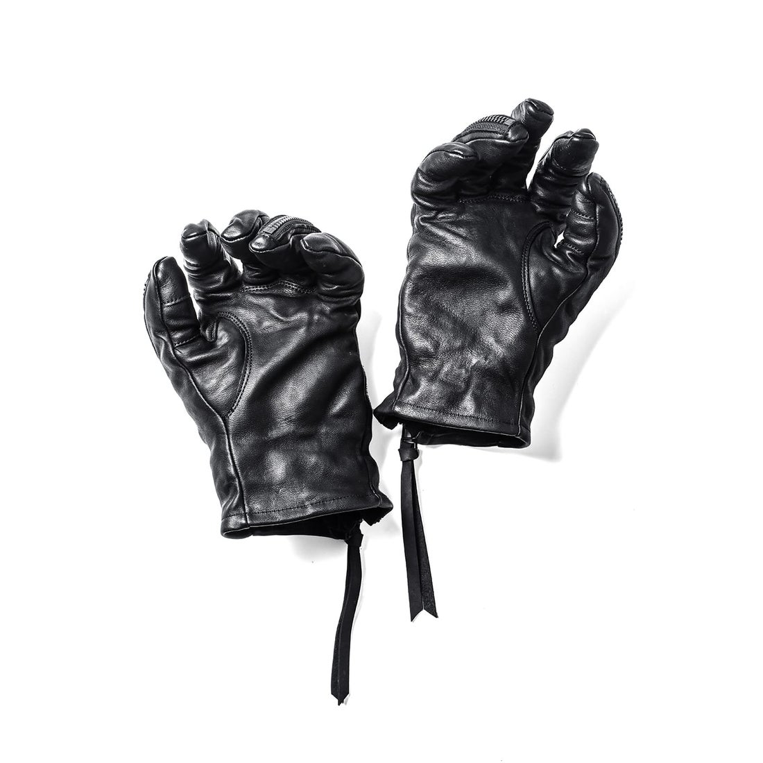 ディーハイゲン D.HYGEN Hose Leather Twist W Zip Gloves （Black