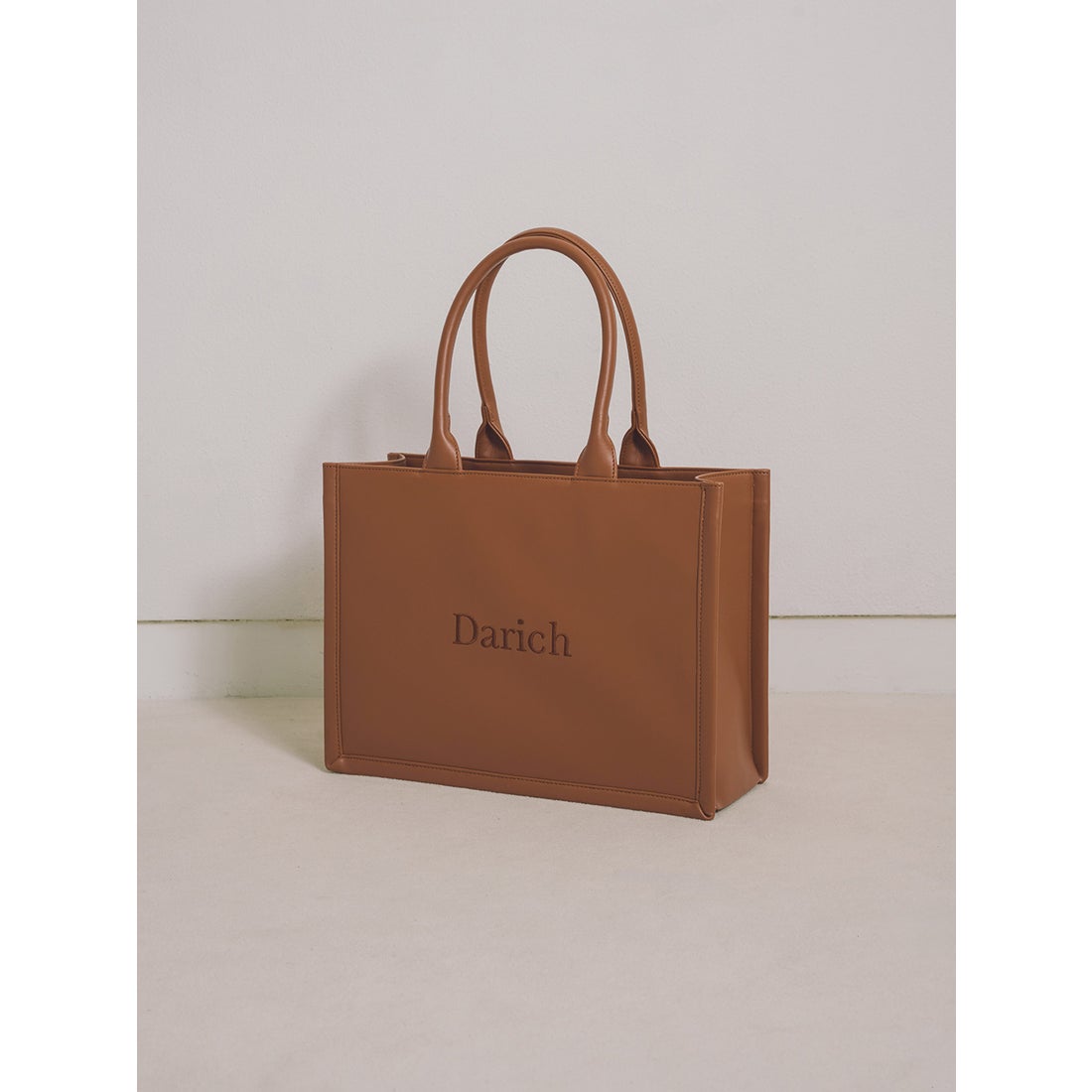 ダーリッチ Darich ロゴレザートートバッグ （ブラック