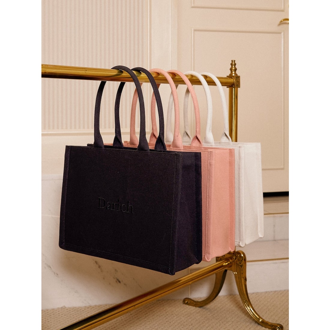 ダーリッチ Darich ロゴトートバッグ （ブラック） - ファッション通販