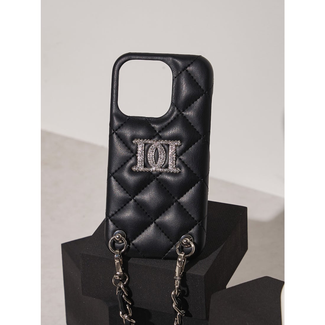 Darich キルティングビジューDDチャームiPhoneケース 13.14 ダーリッチ