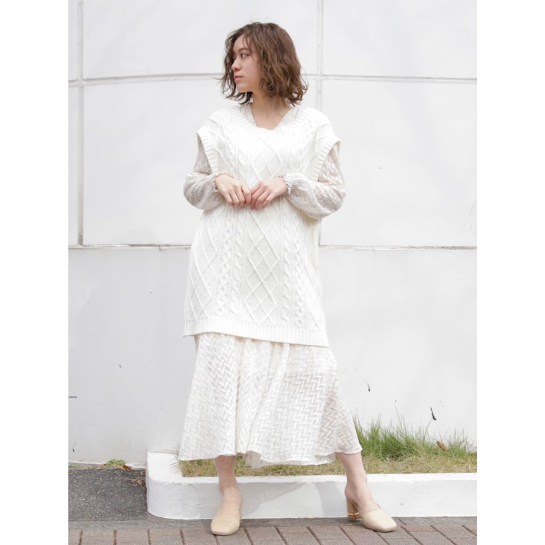 dazzlin LITTLE LILYマキシワンピース（ピンク） -靴＆ファッション