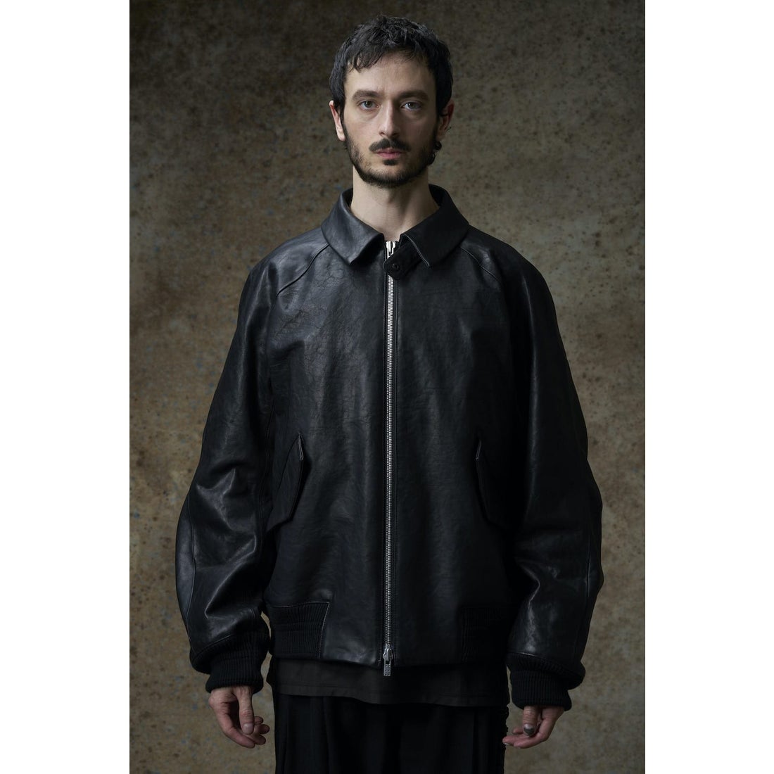 デヴォア DEVOA Leather Jacket Loose Fit （BLACK） -FASCINATE