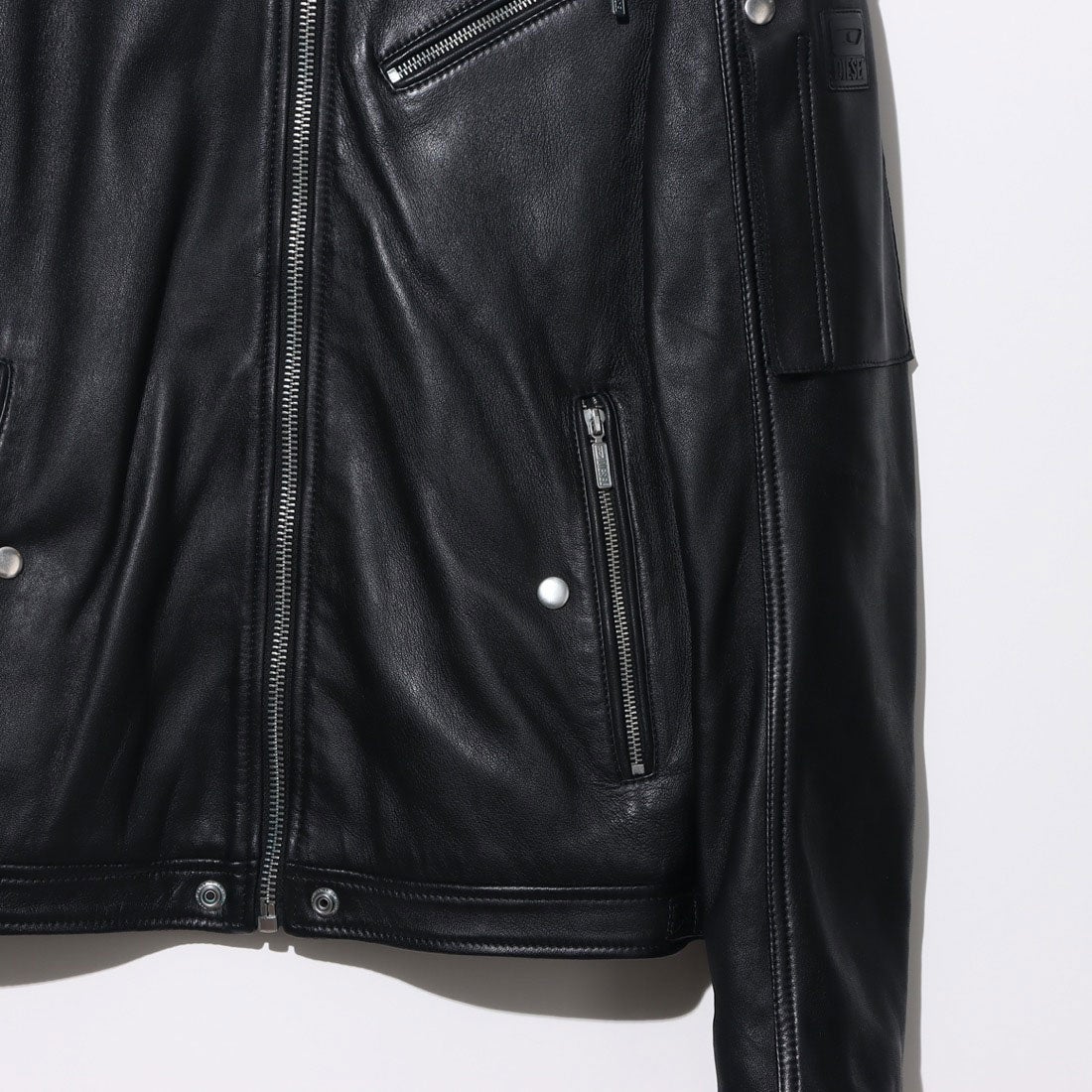 ディーゼル DIESEL シングルライダースジャケット （BLACK）L-CASE-KA