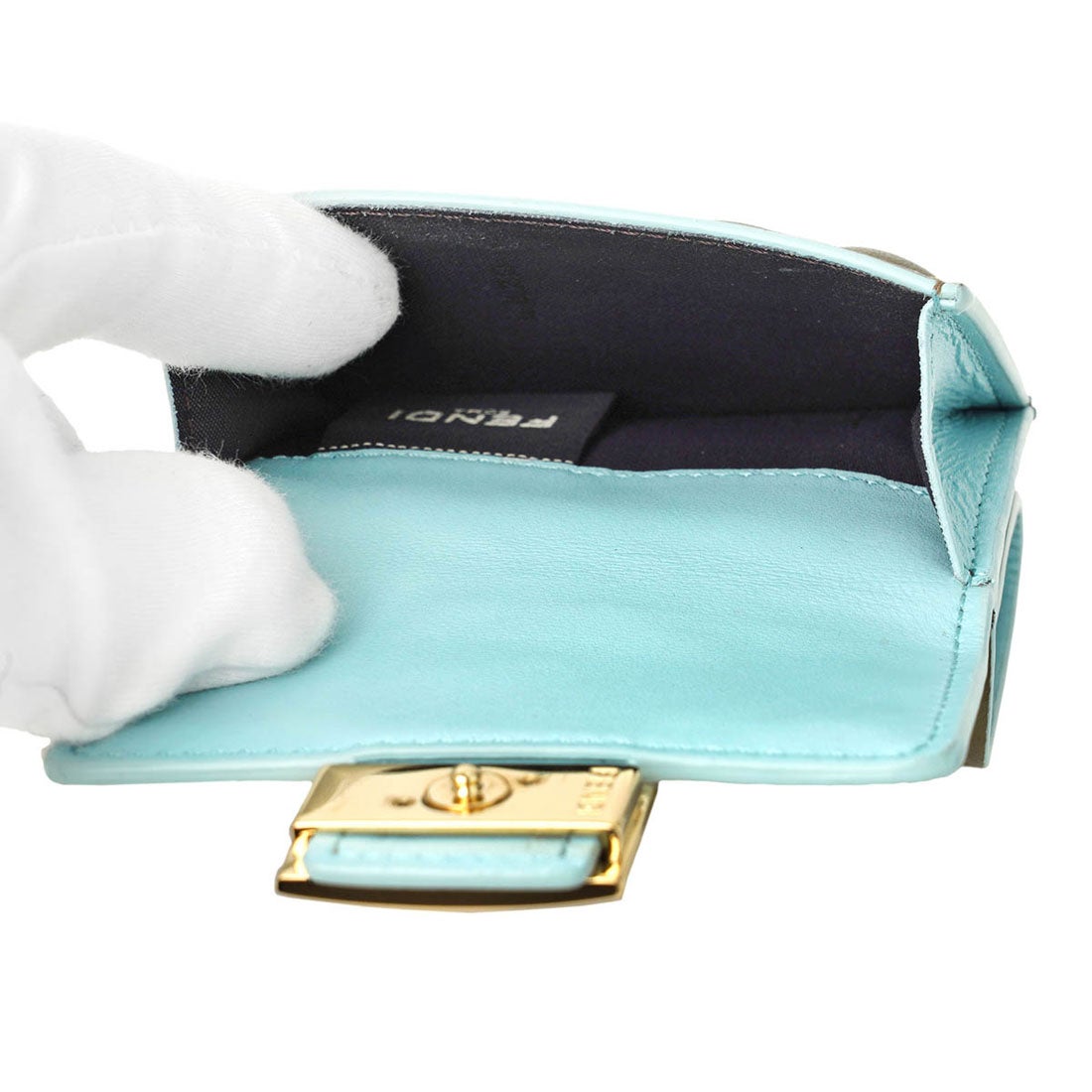 フェンディ FENDI 3つ折り財布 バゲット MICRO TRIFOLD WALLET 8M0395