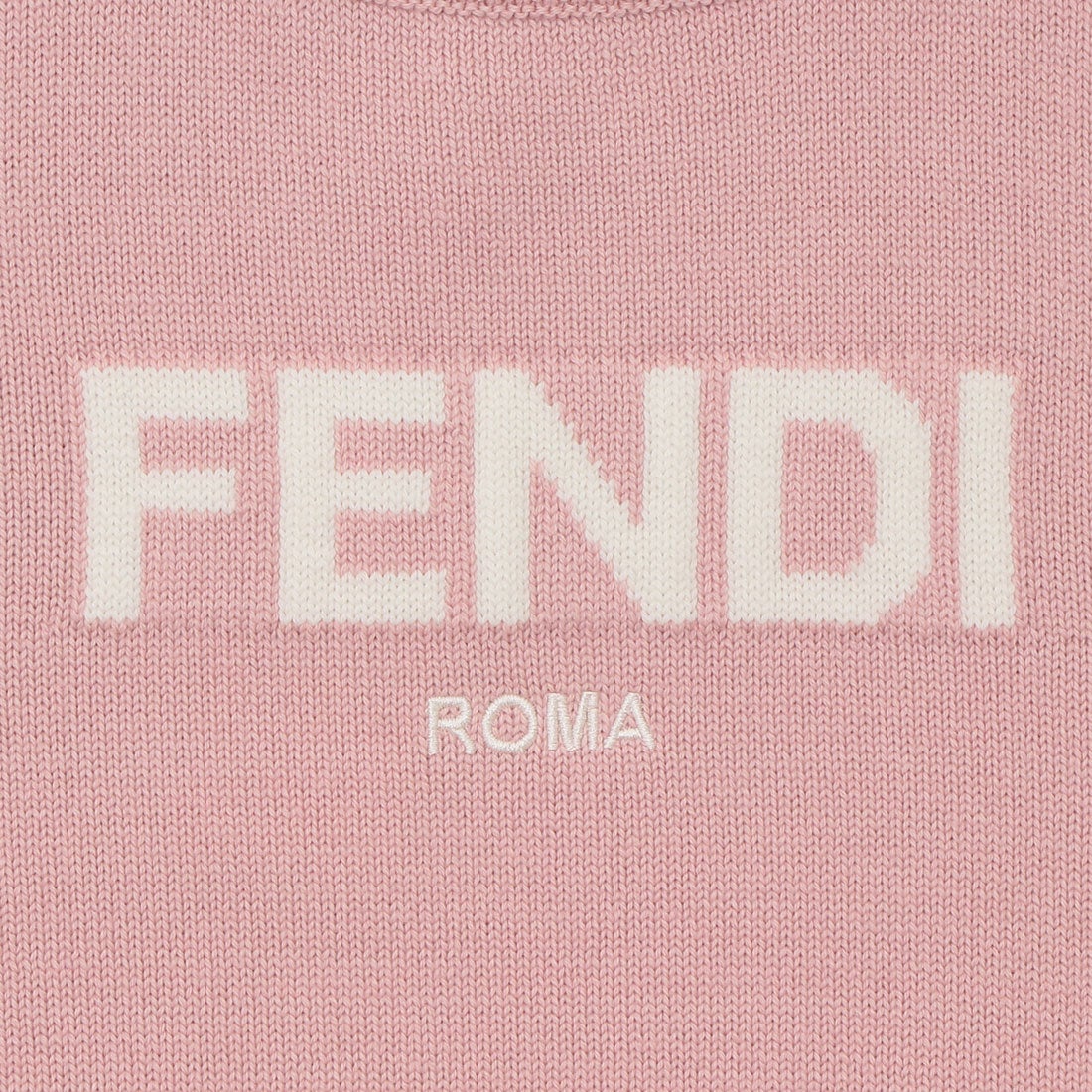 フェンディ FENDI 子供服 ニット セーター ピンク ホワイト キッズ