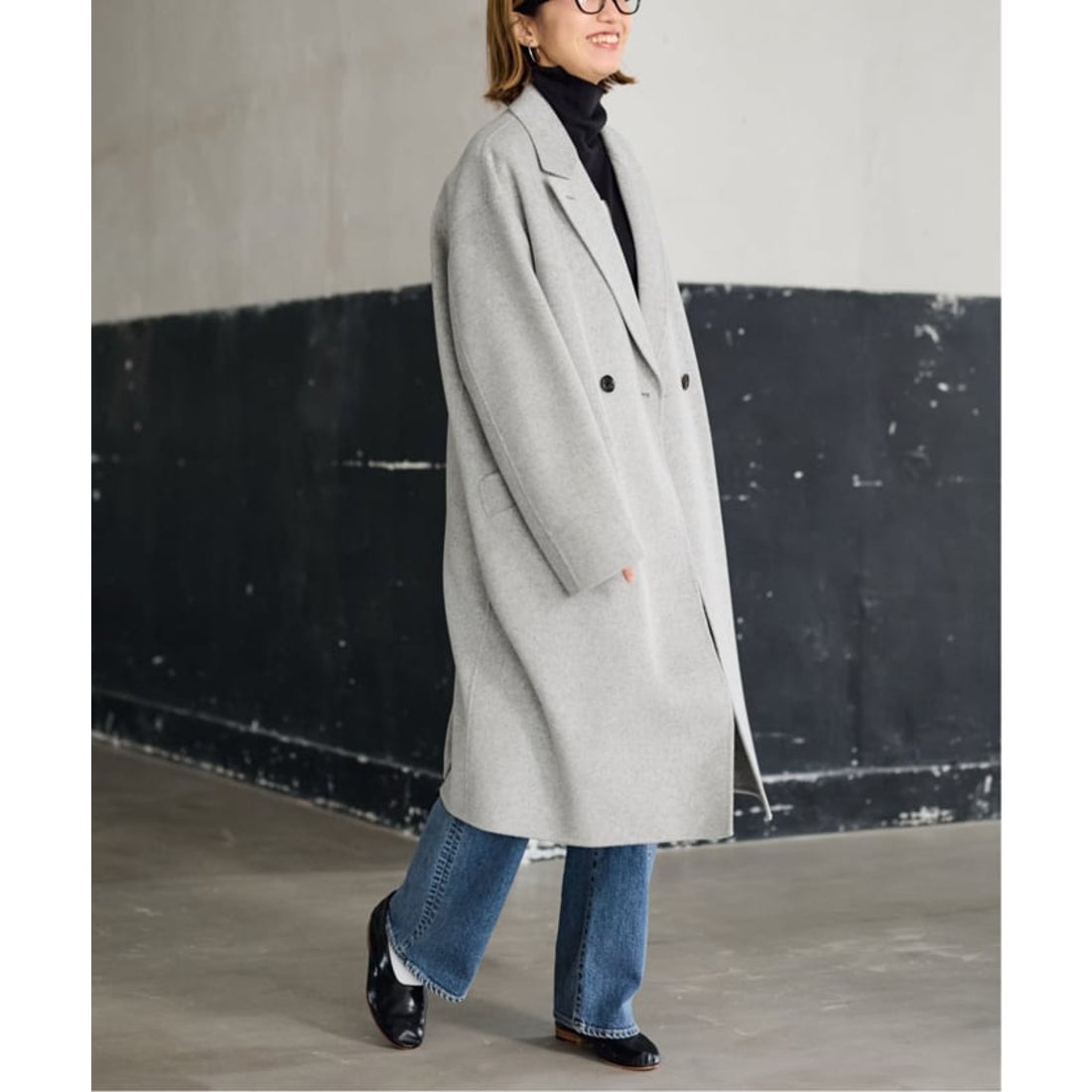 フレームワーク FRAMeWORK ≪追加≫SUPER160'sダブルブレストコート 2