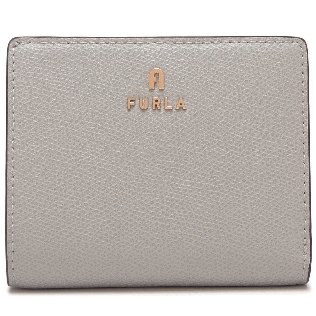フルラ FURLA 二つ折り財布 カメリア ミニ財布 グレー レディース