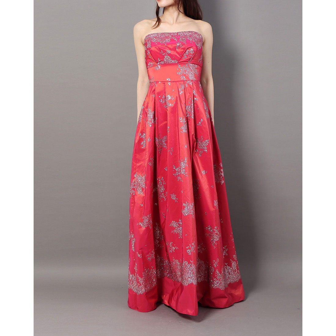 ジュネビビアン Genet Vivien ロングドレス （レッド） -ファッション