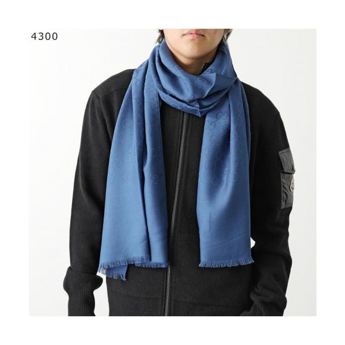 グッチ GUCCI GUCCI ストール 165904 3G646 GGロゴ ジャガード （1000