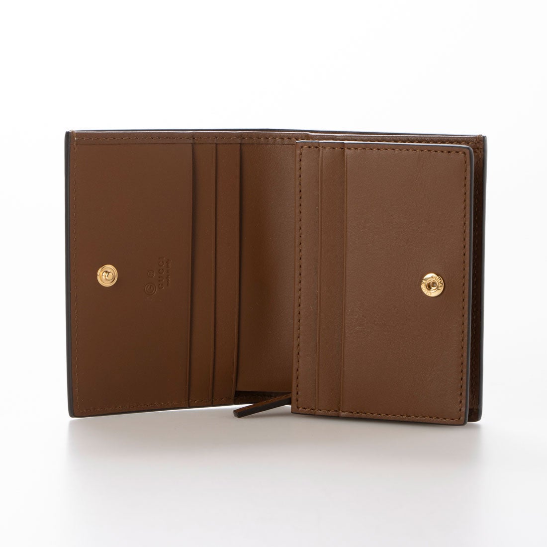 グッチ GUCCI 二つ折り財布 （ブラウン） -waja bazar - 海外