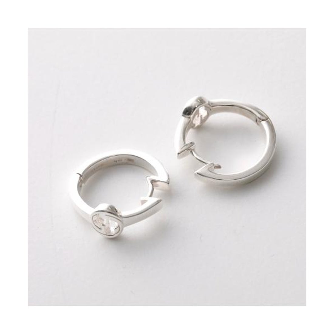 グッチ GUCCI GUCCI ピアス INTERLOCKING 796323 J8400 フープピアス