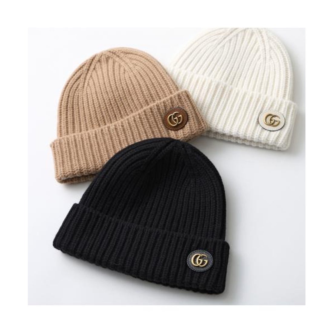 グッチ GUCCI GUCCI ニット帽 764594 3GB02 ダブルG ビーニー （9200