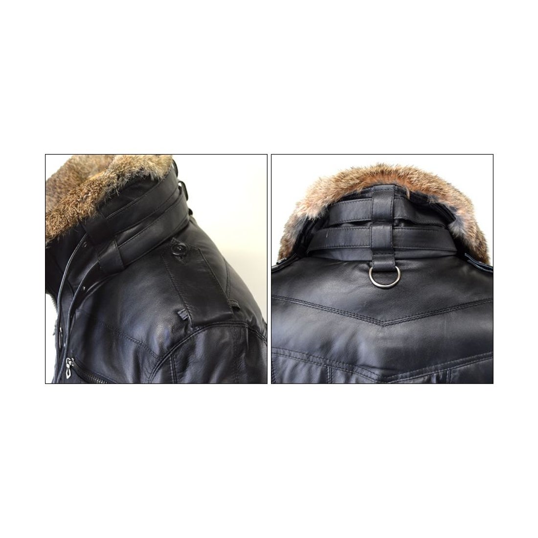 ハルフ Haruf 本革 ダウンジャケット ダウンコート シングルライダース