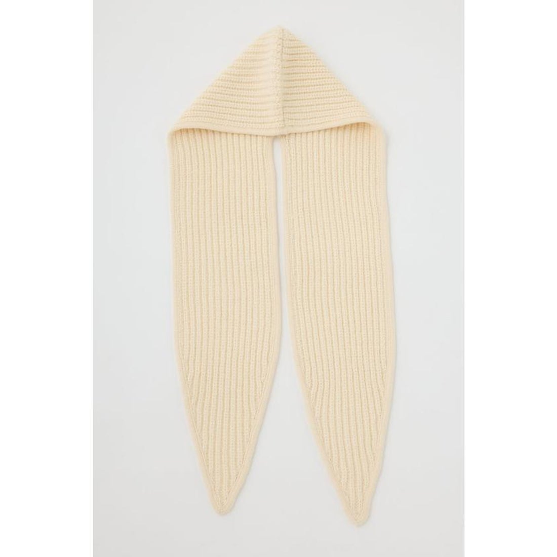 ヘリンドットサイ HeRIN.CYE ［予約］Knit muffler cap （BLK