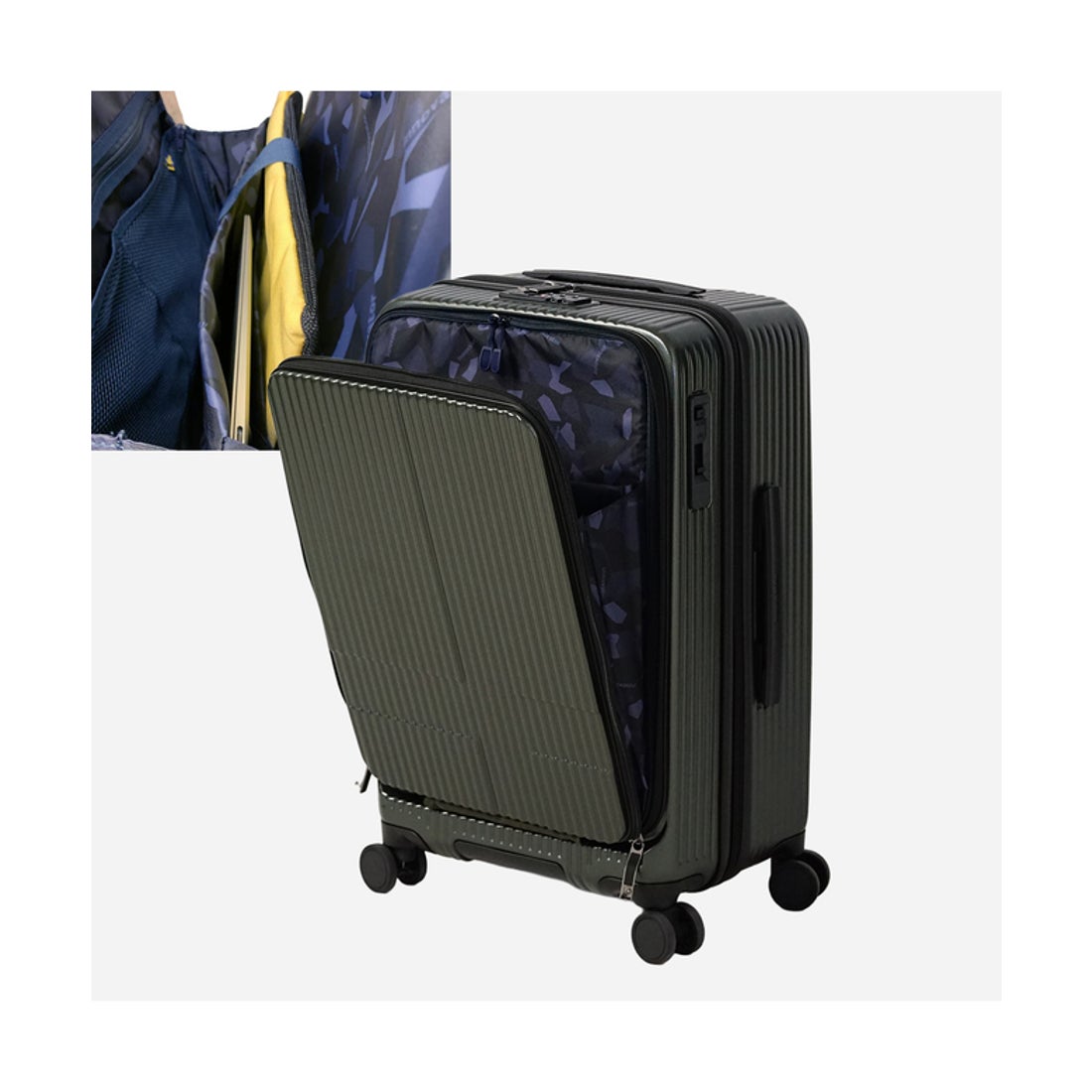innovator マッドブラック INV155 キャリーケース 55L innovator