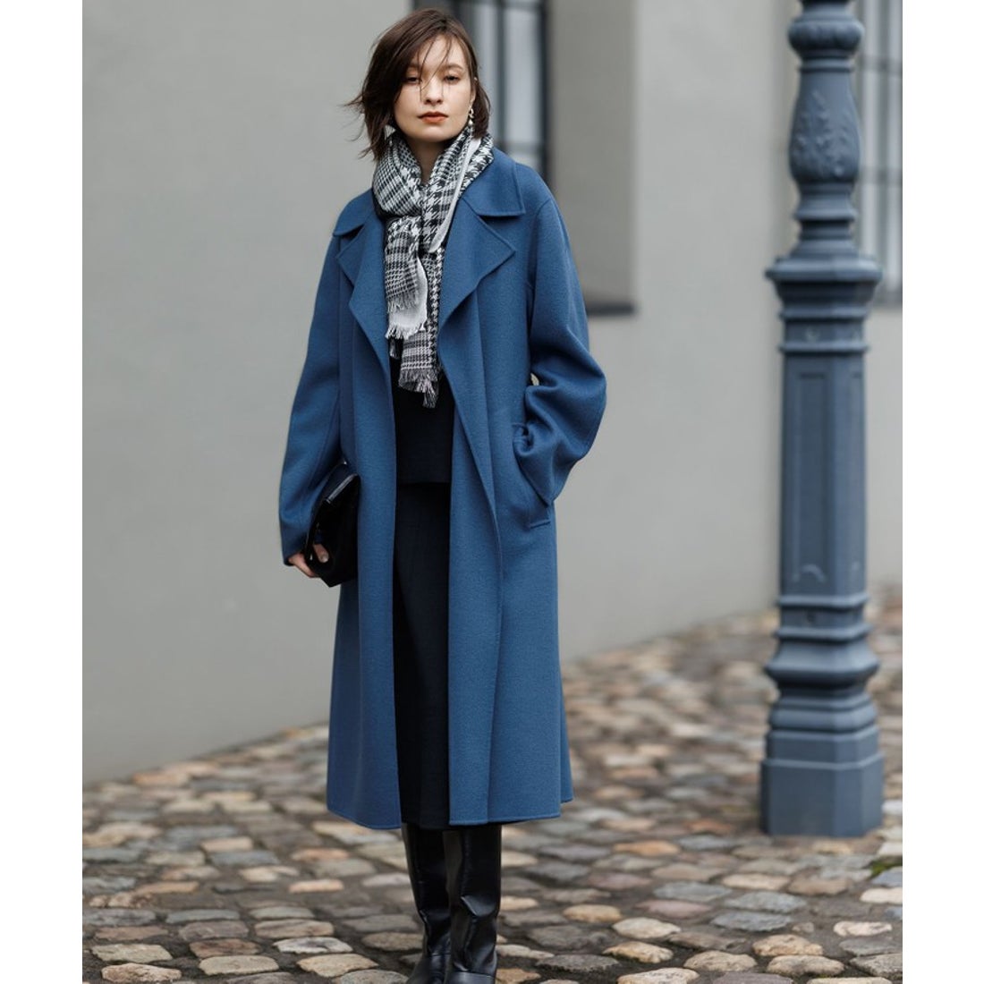 2025年 アイシービー ICB WoolRever ロングコート キャメル