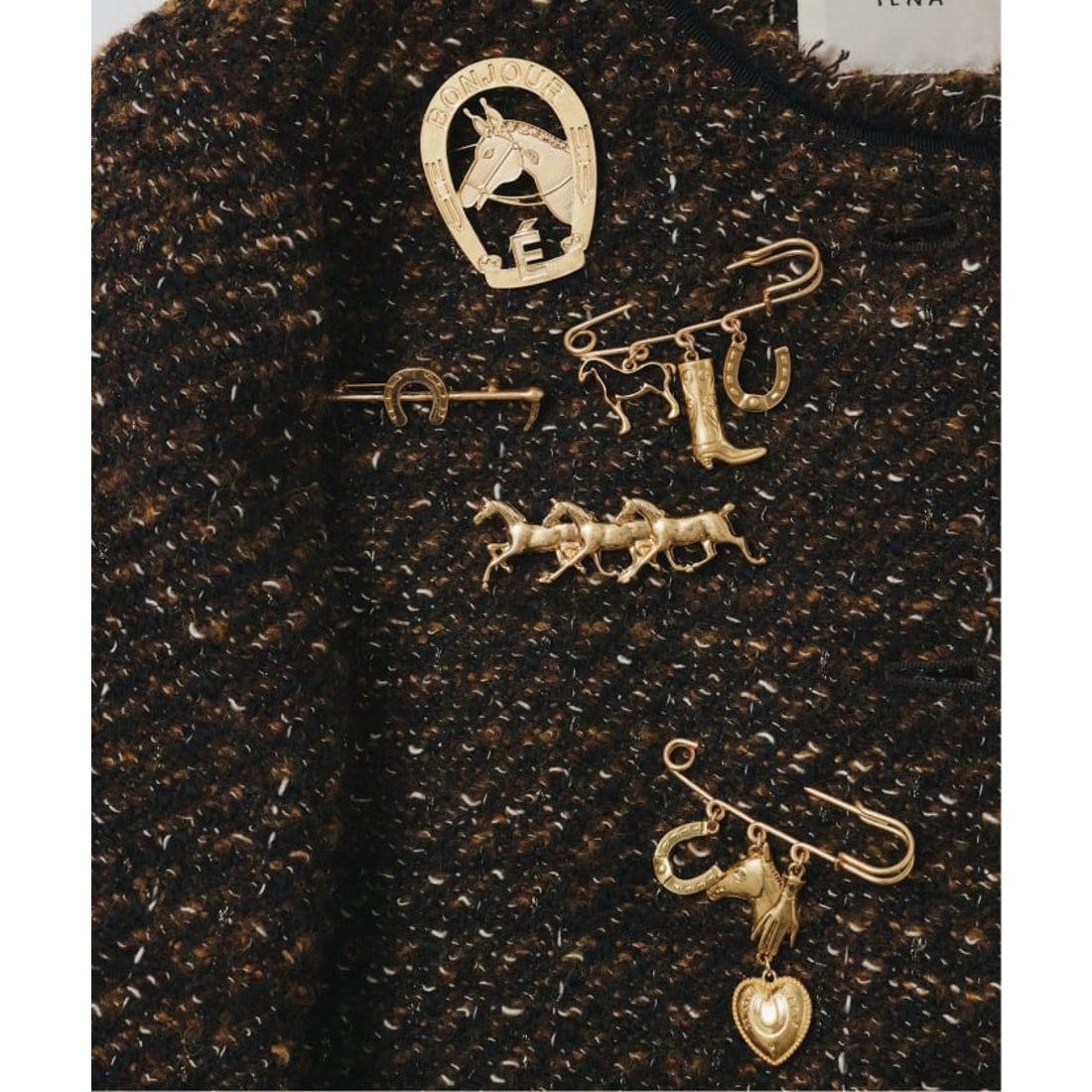 イエナ IENA 《WEB限定/追加2予約》IENA FER A CHEVAL ブローチ