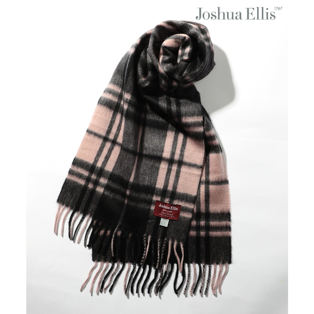 ジョシュアエリス Joshua Ellis マフラー ストール 無地 チェック
