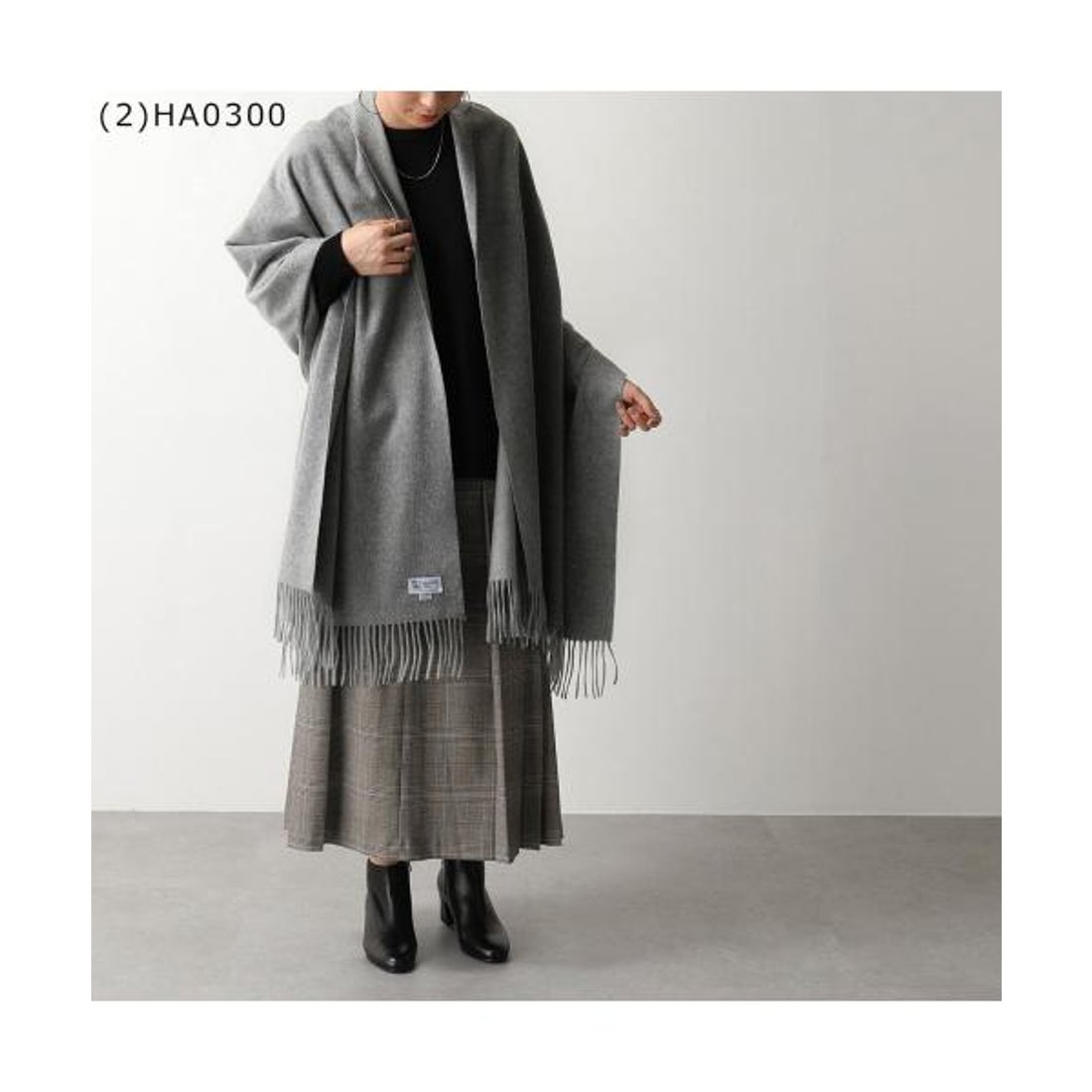 ジョンストンズ JOHNSTONS JOHNSTONS マフラー WA56 カシミヤ 大判