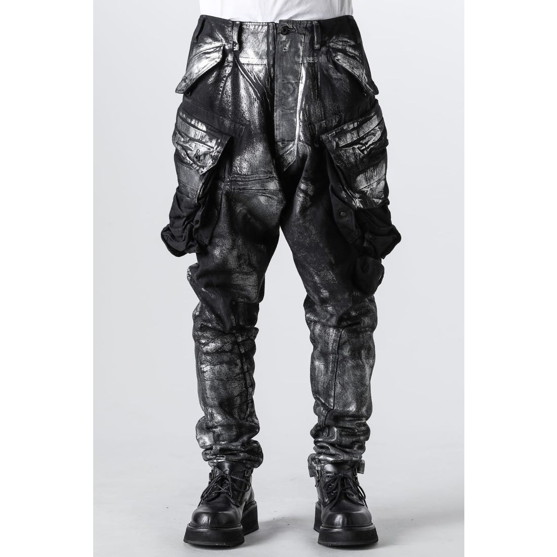 JULIUS Coating Gasmask Pants（Silver） - Osaka / Kyoto, Ship